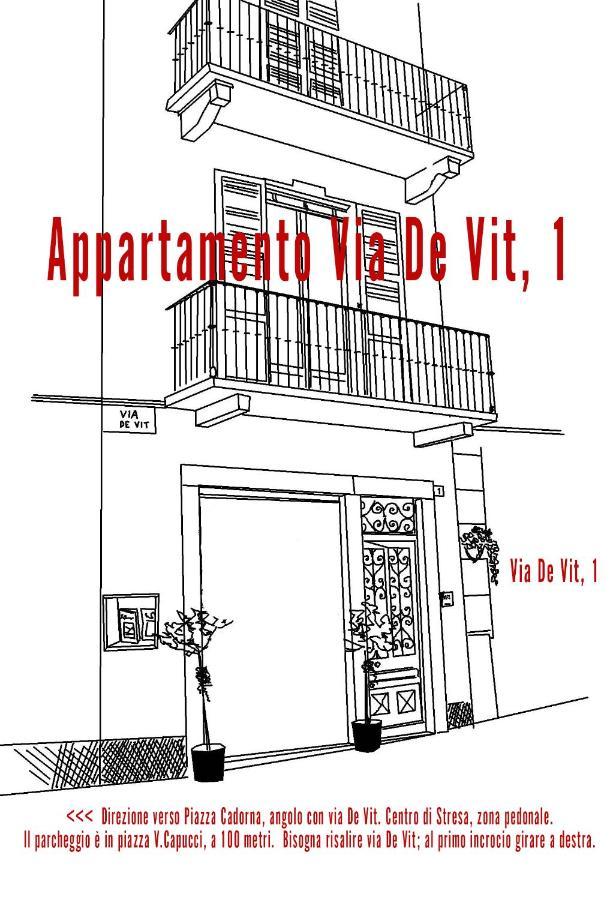 Appartamento Via De Vit สเตรซา ภายนอก รูปภาพ